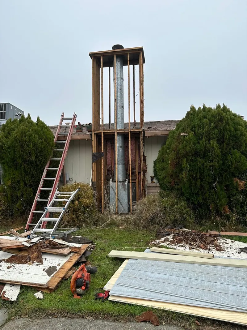 Stack taken down and prepared for a full rebuild